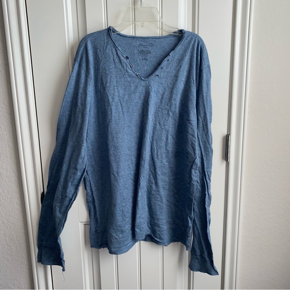 Blue Kenneth Cole long sleeve